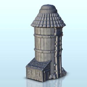 Grain storage building 9 - Farm Medieval scenery terrain wargame