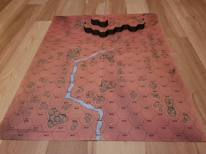 BATTLETECH TERRAIN MAP SET#2: SCATTERED WOODS