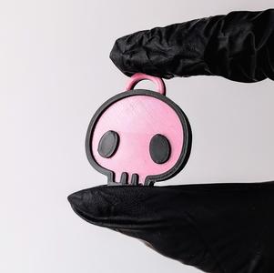 Kuromi skull logo keychain Hello Kitty pink, easy filament chaige
