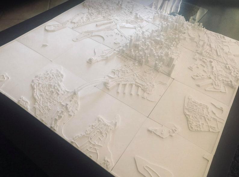 3D Sydney | Digital Files | 3D STL File | Sydney 3D Map | 3D City Art | 3D Printed Landmark | Model of Sydney Skyline | 3D Art