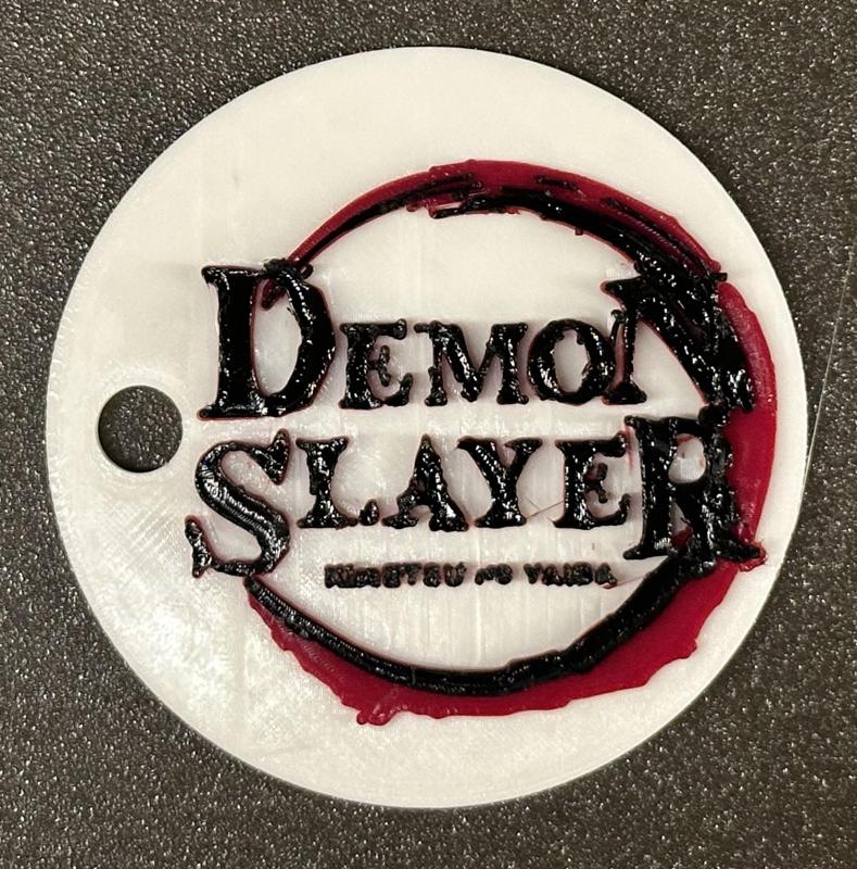 Demon Slayer Keyring English Characters