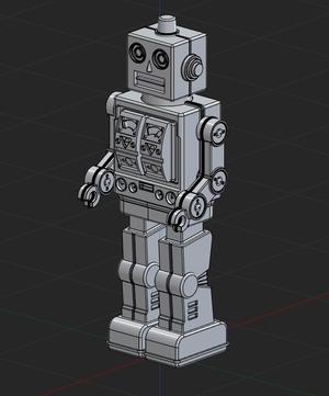 Retro robot v001