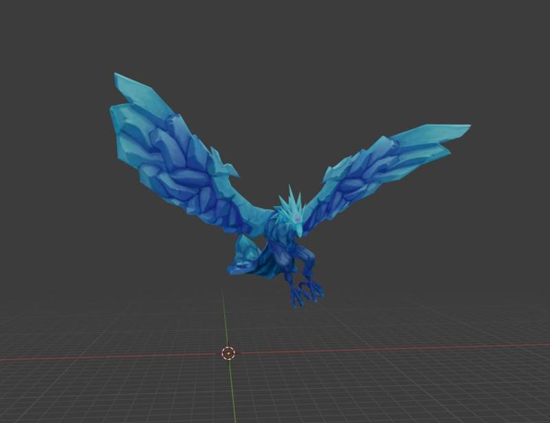 anivia en modelo 3d