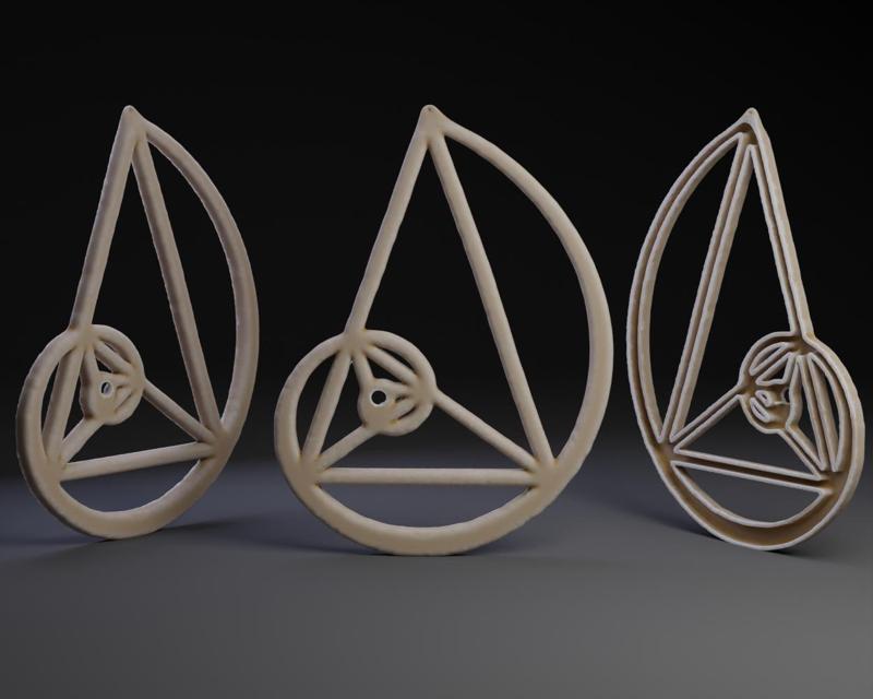 Golden Mean Geometric Wall Art.