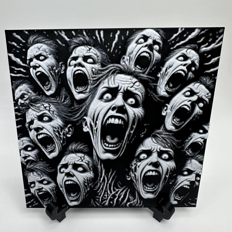 HueForge - Wall Art - "Operatic Disdain"