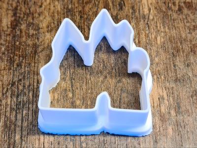 Halloween: castle cookie cutter