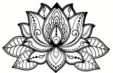 Lotus Flower Mandala Wall Art