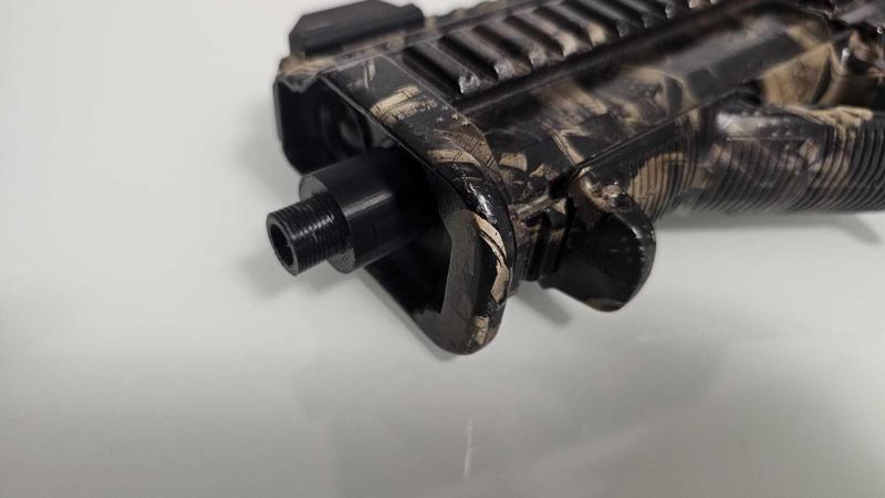 Airsoft Scorpion ASG muzzle Adapter 14ccw