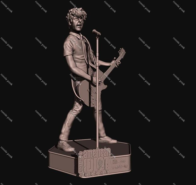 Billie Joe Armstrong – Green Day 3D Printable Figure