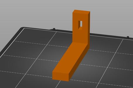 Shelf L-holder profile