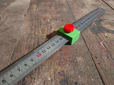Steel ruler marking gauge