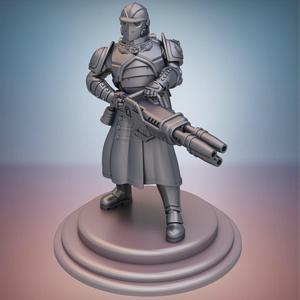 Sanctus Manipulus. Rotating Heavy Blaster Gun specialist.