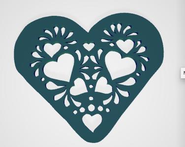 Openwork Heart - Wall Decor