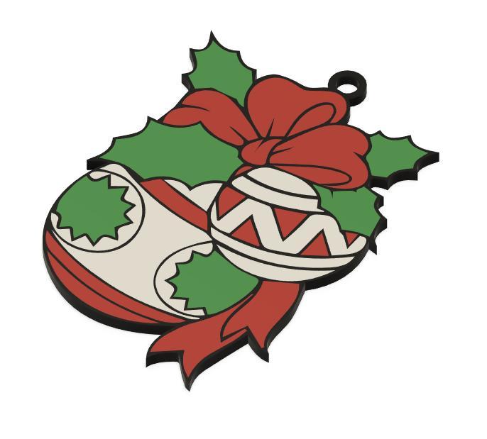 Keychain: Tree Balls I