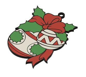 Keychain: Tree Balls I