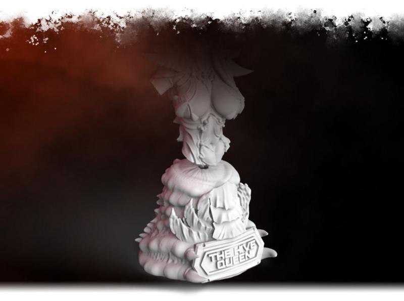 The Hive Queen - Bust Base - Pier
