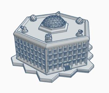 The Hexagon, The Supreme Military Command Center hex based MilHB022