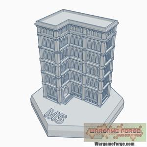 Gothic Building 48 Hex Map Scale HMSG048