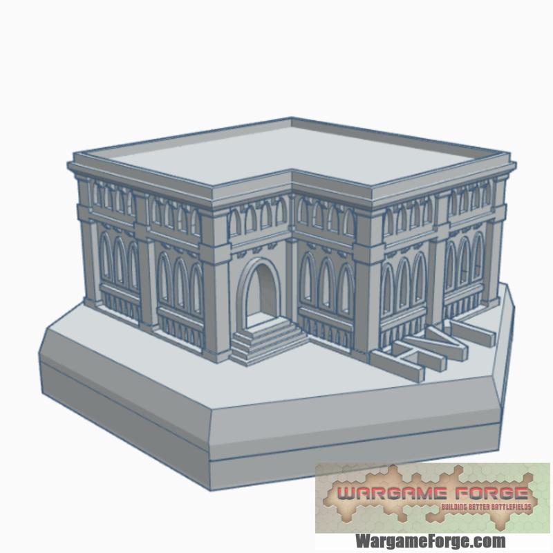 Gothic Building 68 Hex Map Scale HMSG068