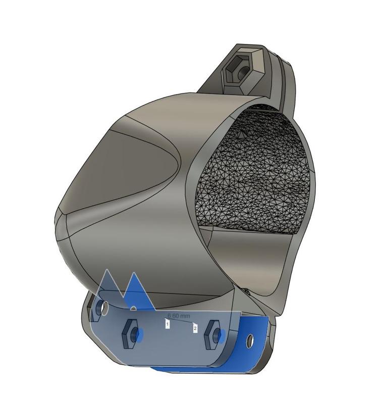 v2.0 Table Tennis paddle quest 3 controller adapter - 6.6mm spacing