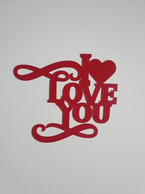 I love You Valentine's Day Wall Decor