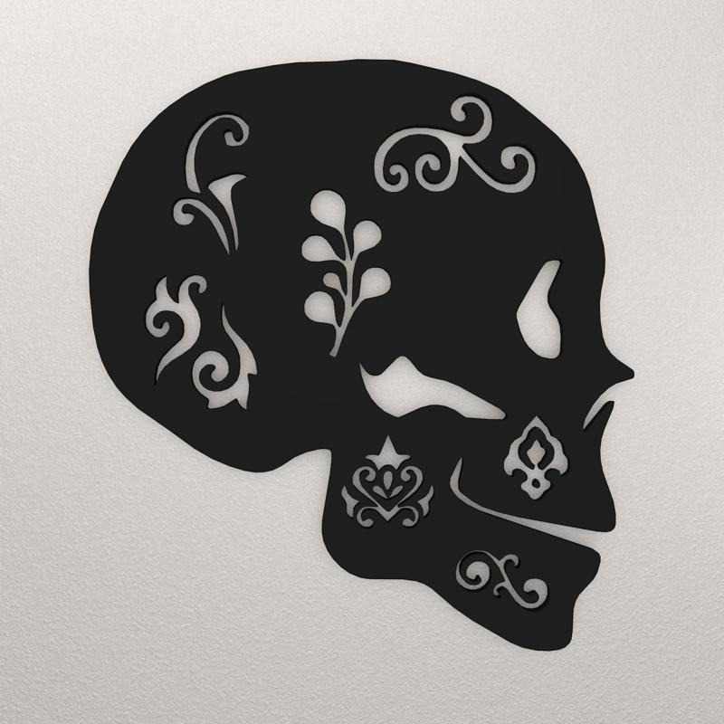 Skull Wall Decoration WASAM3