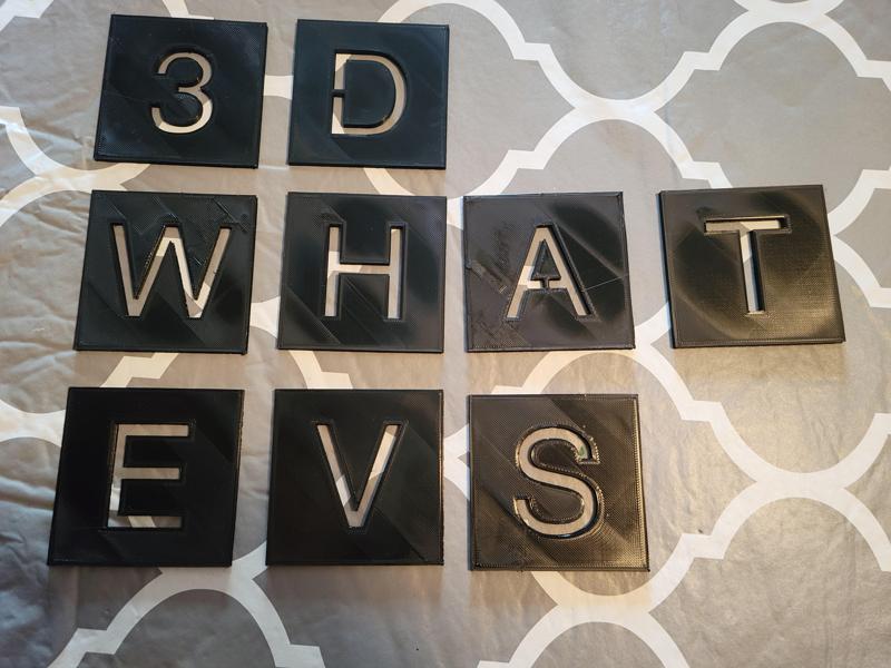 Stencils (Letters, Numbers, and Symbols)