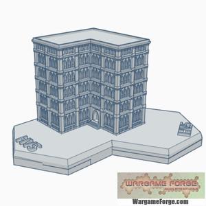 Gothic Building 80 Hex Map Scale HMSG080