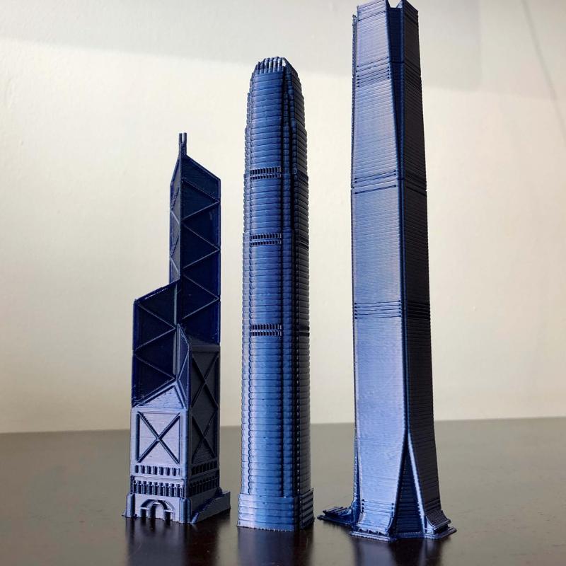 Skyscrapers of Hong Kong, China