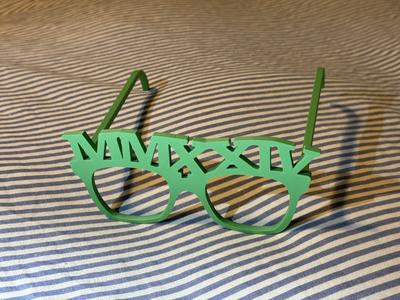 2024 Roman party glasses - no supports