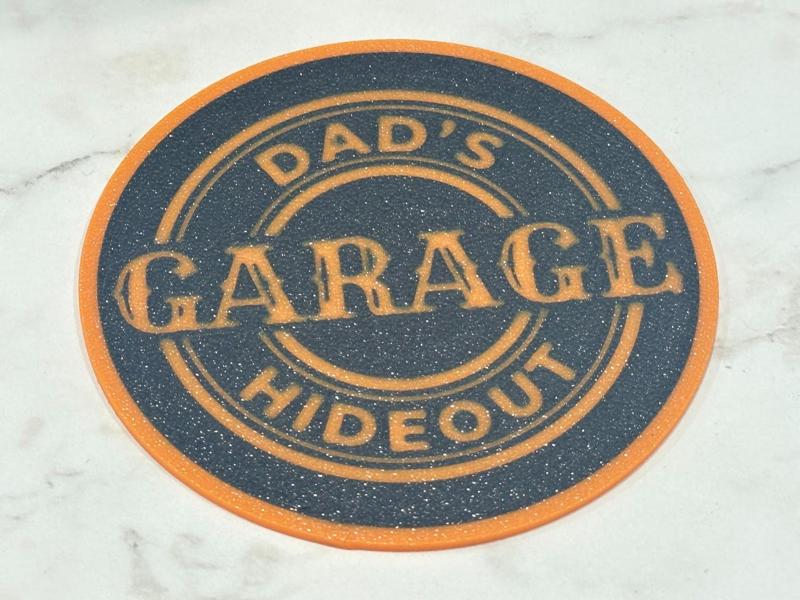 Dads Garage Hideout Coaster