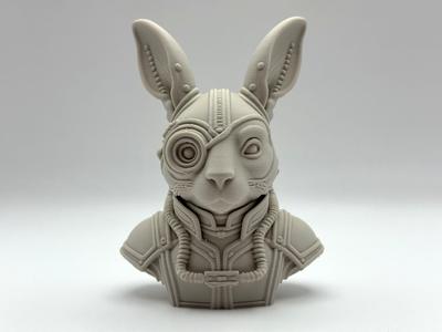 Steampunk Rabbit Bust