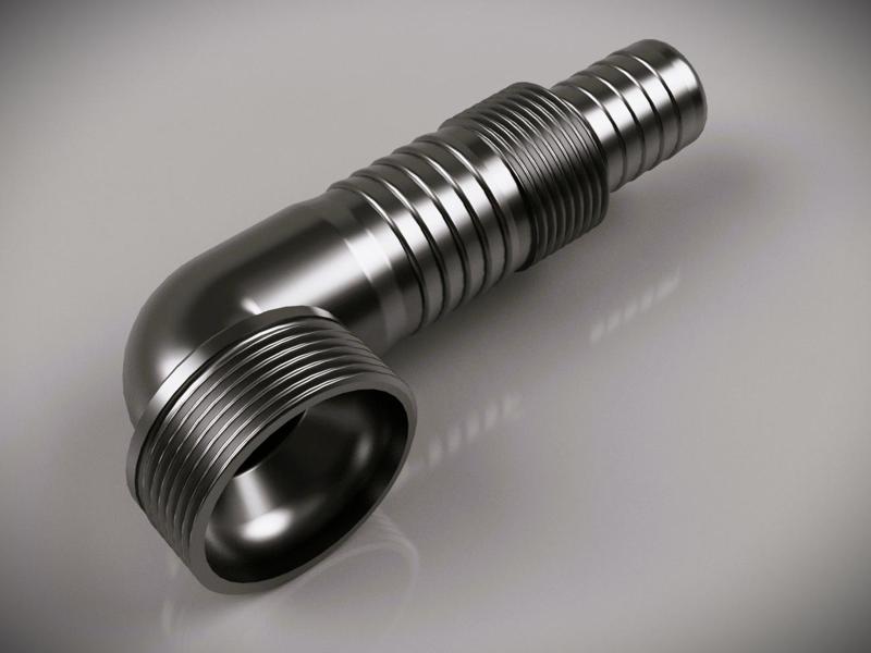 Compact Pump Connector with 3/2" to 1" AG (BSP) Threads - Water Pump Spare Part