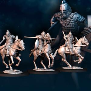 West Humans Royal Guard Mounted - New Poses | West Humans | Fantasy