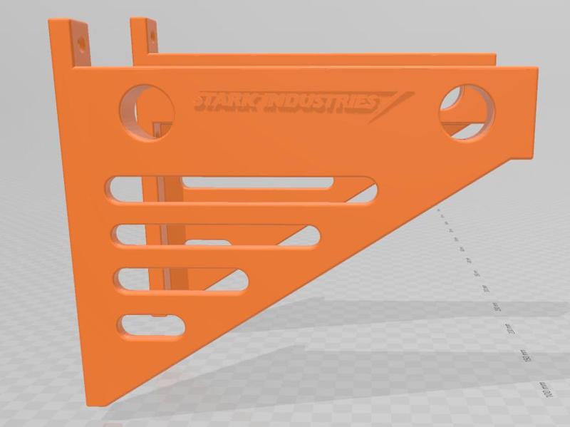 Filament support 3/4 electric pipe Stark industries logo