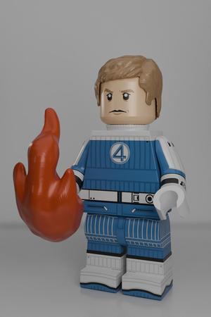 HUMAN TORCH  JOHNNY STORM LEGO