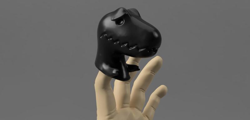 Clap T-rex Finger Toy