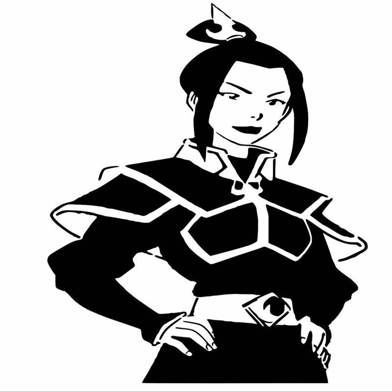 Azula stencil