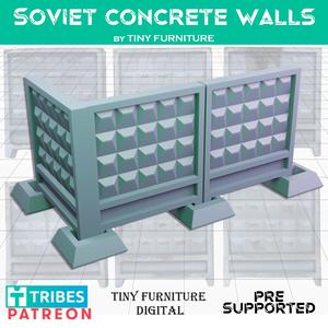 Soviet concrete fence PO-2