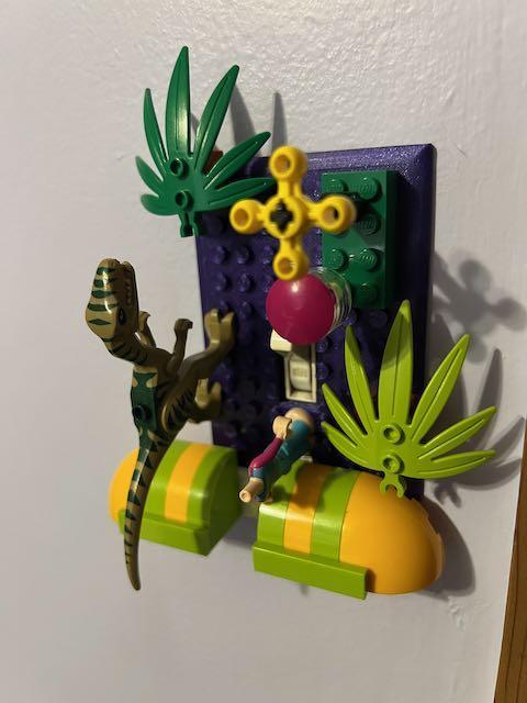 Lego Compatible Light Switch Cover