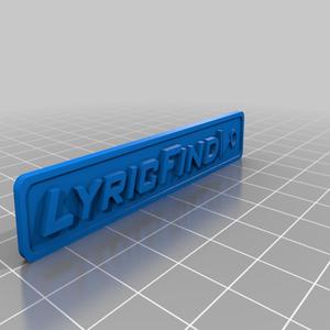 Retromatti.com keychain for lyricfind.com