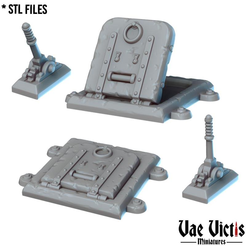 The Vault doors and levers