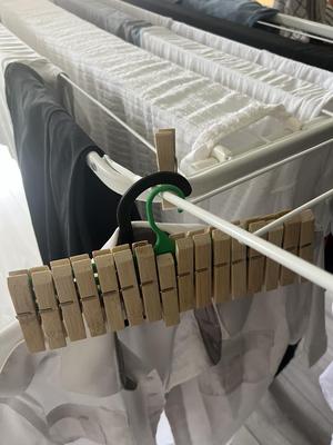 Clothespin hanger