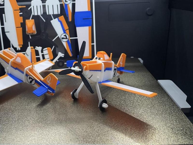 Dusty Crophopper from movie Planes - Kit Card