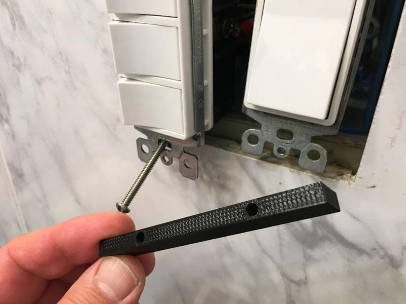 Parametric Electrical Box Shim