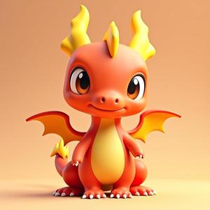 Chibi Fire Dragon