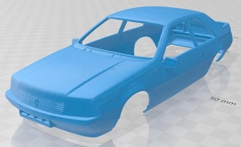 Renault Fuego Printable Body Car