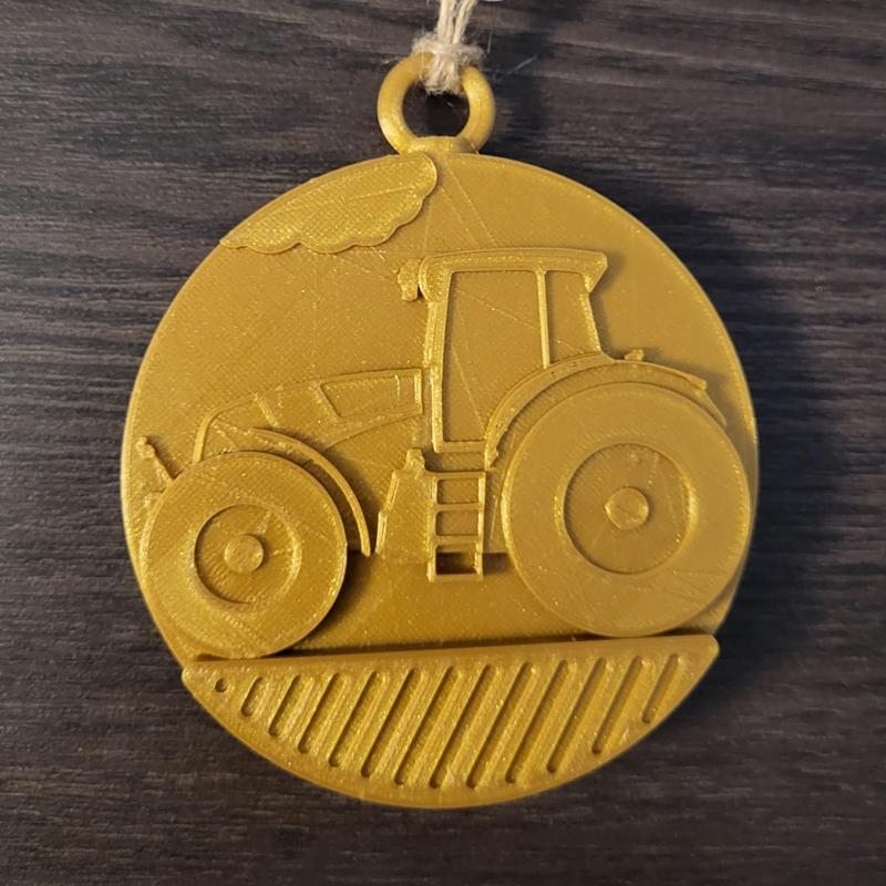 Christmas Ball tractor / Weihnachstbaum Kugel Trecker Claas