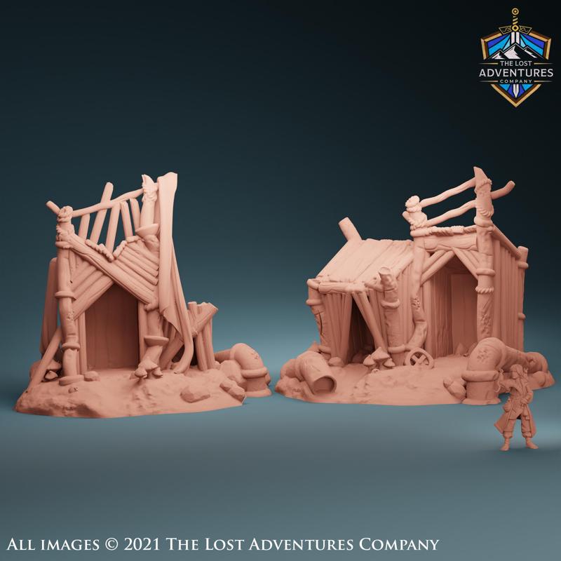 Sewer Shacks (Set of 2)