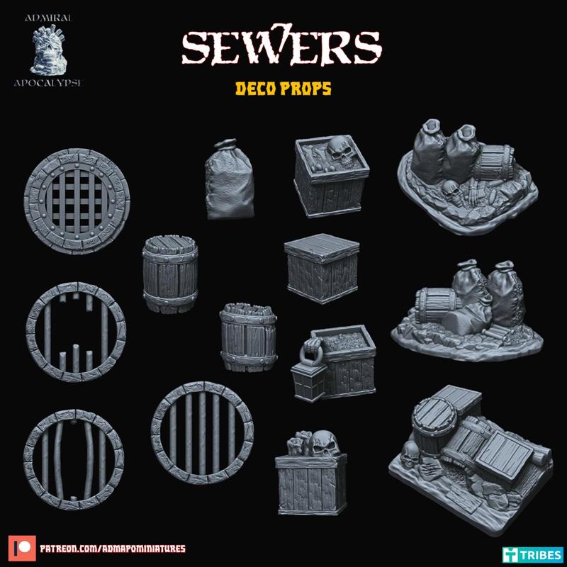 Sewers Deco Props (pre-supported)